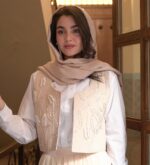 جلیقه گندم غیر قرینه کرم